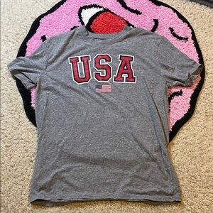 USA Graphic Short Sleeve Tee - Gray